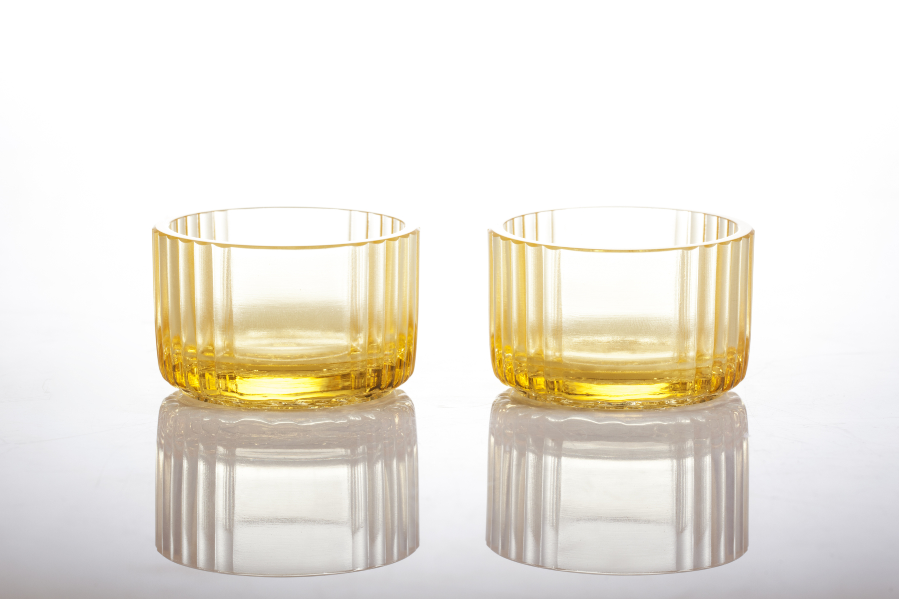 Crystal Sake Glass, Shot Glass, Auspicious Moon