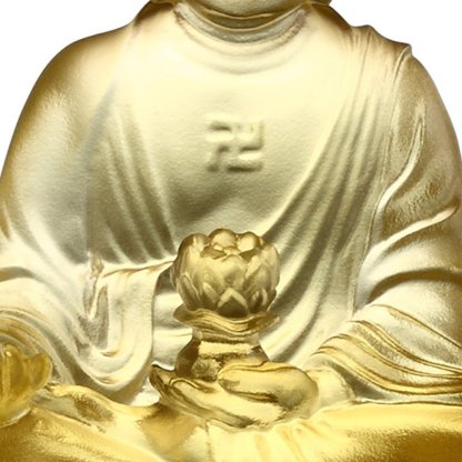 Crystal Amitabha Buddha, The Guardians of Peace, Accompanied by Peace and Joy - Amitabha Buddha 