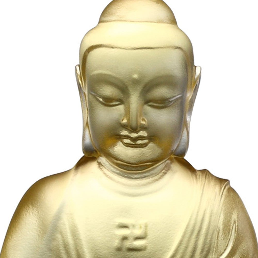 Crystal Amitabha Buddha, The Guardians of Peace, Accompanied by Peace and Joy - Amitabha Buddha 