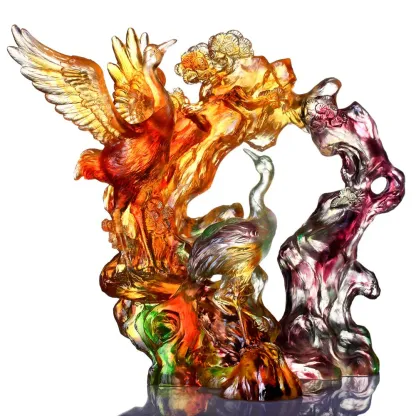 Crystal Bird, Crane, Infinite Eternity