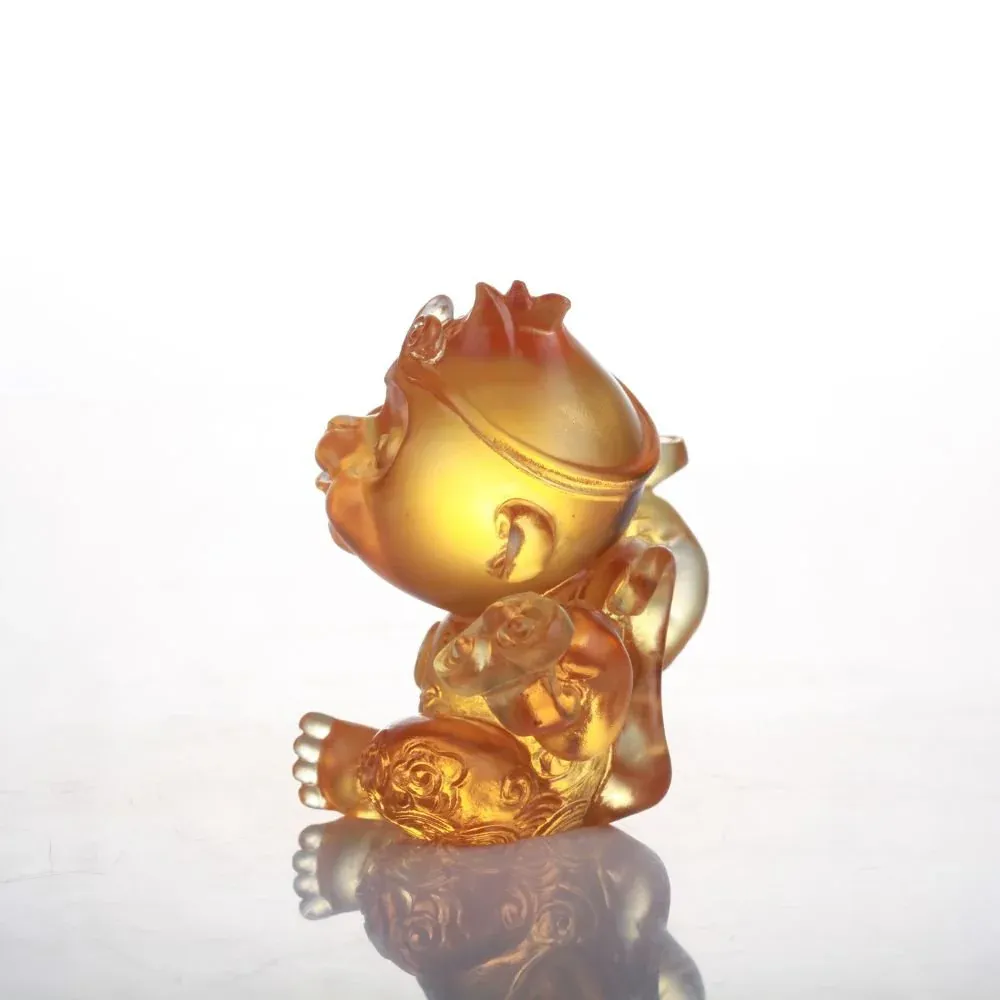 Crystal Dragon, Ruyi’s Twelve Blessings-The Great Heavenly Sage  (PRE-ORDER)