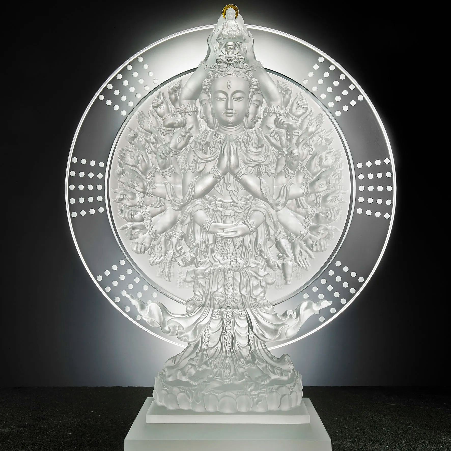 Crystal Buddha, Thousand Arms Guanyin, Only With Compassion-Thousand Goddess of Mercy