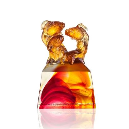 Crystal Fish, Goldfish, Vitality Created Together