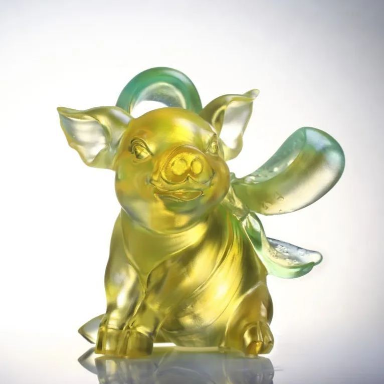 Crystal Animal, Pig, Forever in Happiness