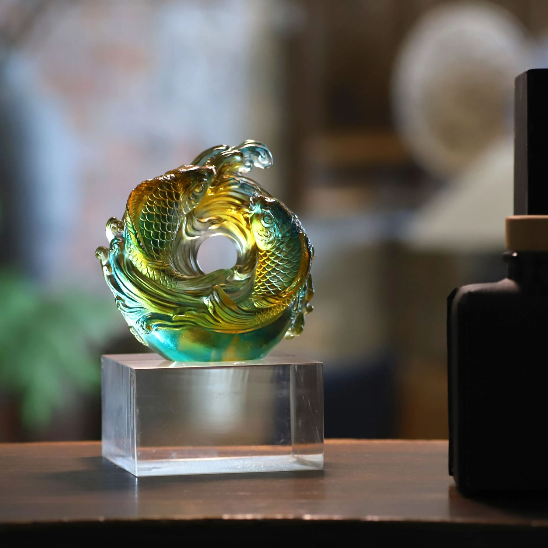 LIULI Crystal Koi Fish, Incomparable