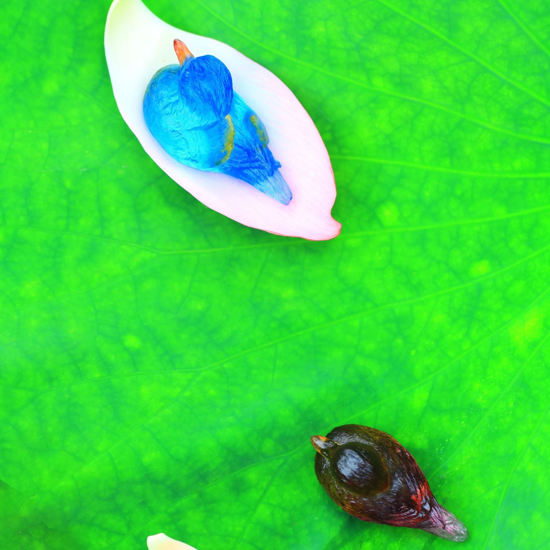 LIULI Crystal Mandarin Ducks, Soulmates