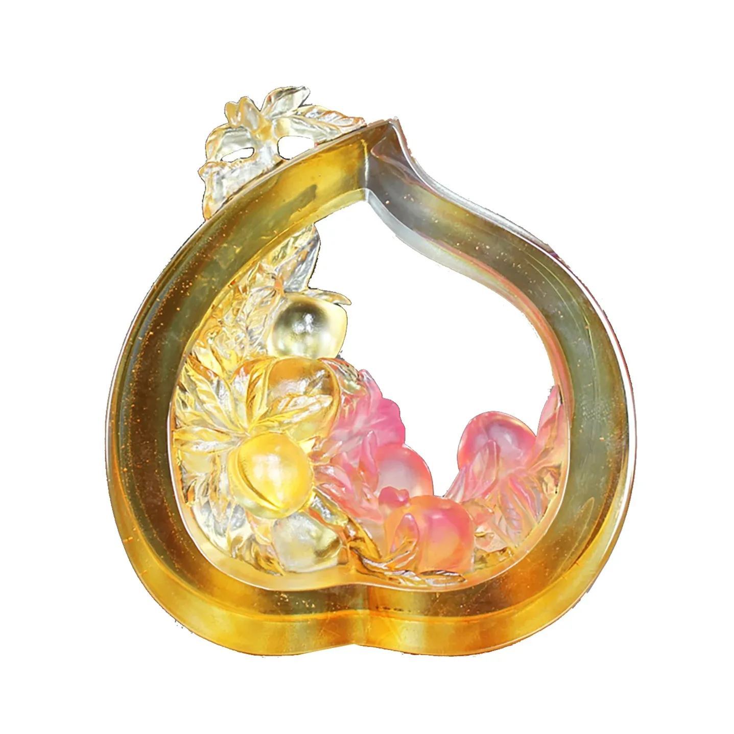 LIULI Crystal Peach, Spring Peach of Longevity