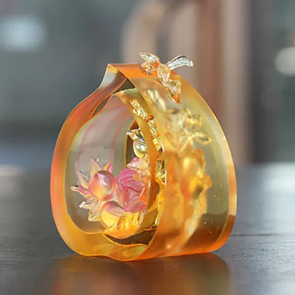 LIULI Crystal Peach, Spring Peach of Longevity