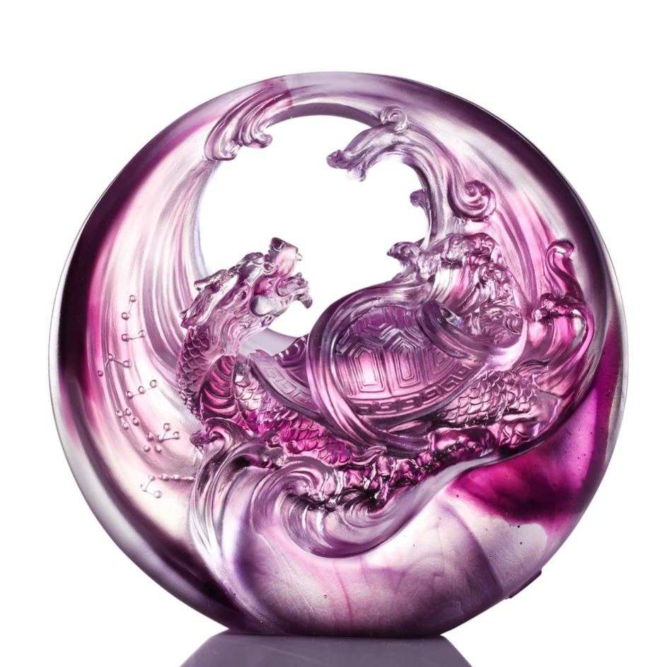  LIULI Crystal Art, Mythical Creature, Black Tortoise - Magnificent 