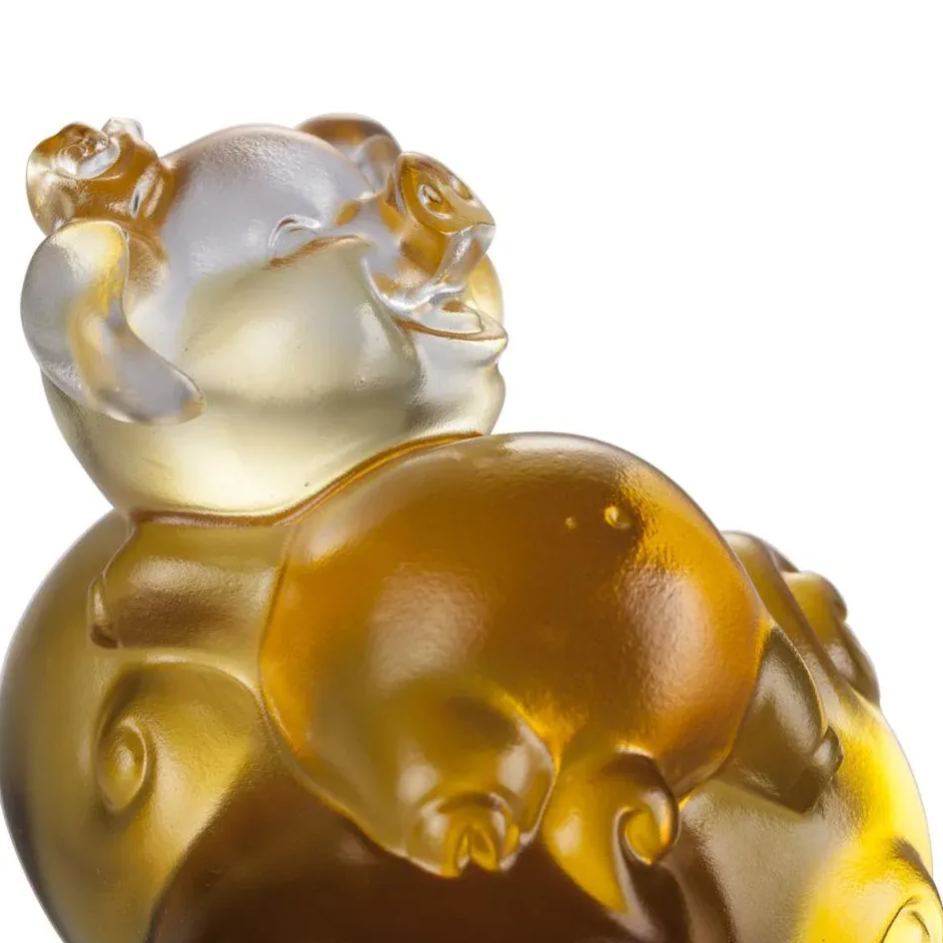 Crystal Animal, Pig, Fortune and Fulfillment 