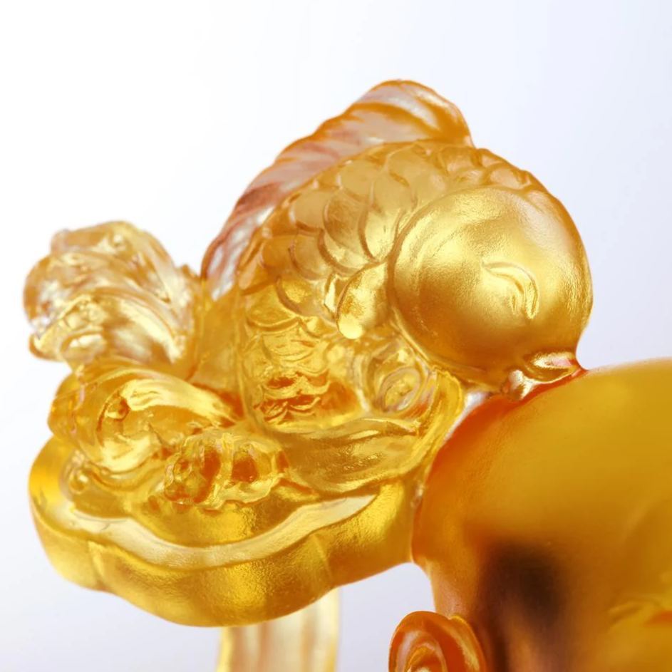 Crystal Buddha, Laughing Buddha, Golden Ingot, Abundace of Ruyi,Joyous Heart