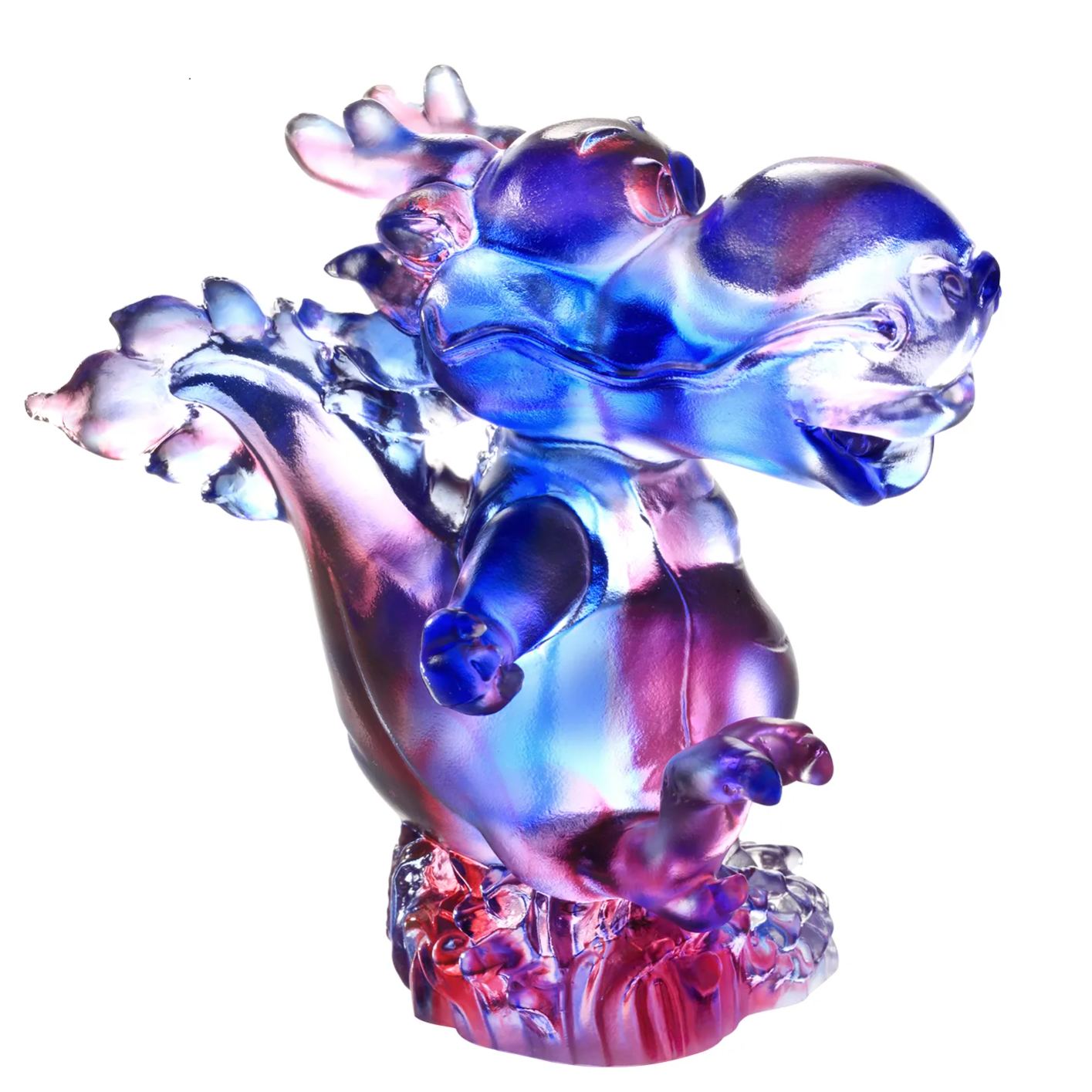 LIULI Crystal Dragon,Little Singing Dragon 