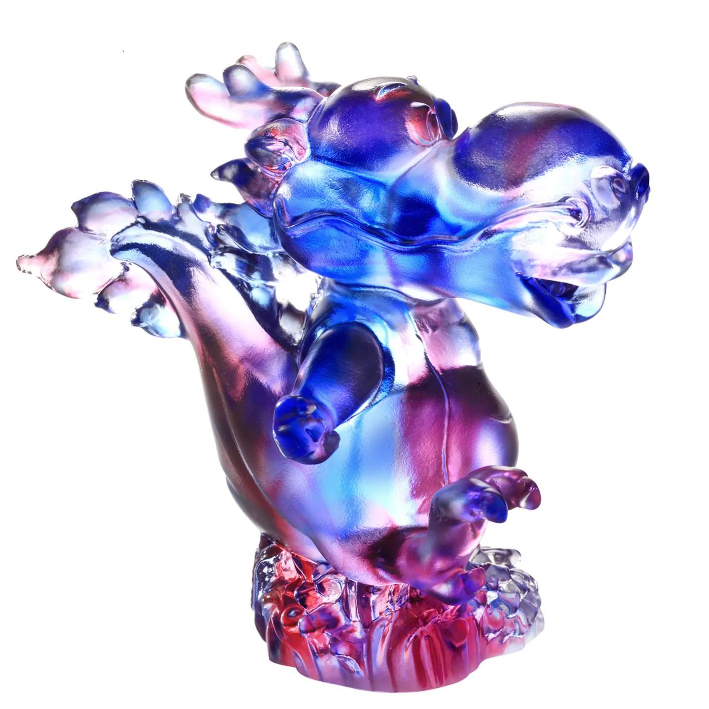 LIULI Crystal Dragon,Little Singing Dragon 