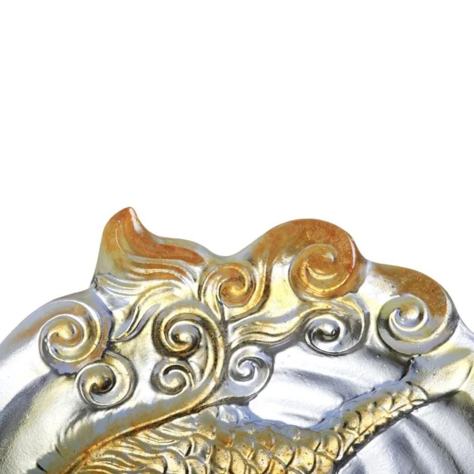 LIULI Crystal Art, Mythical Creature, Qilin ,Sun Dance