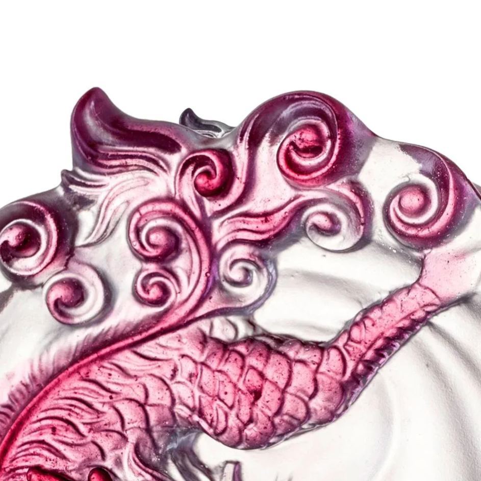 LIULI Crystal Art, Mythical Creature, Qilin ,Sun Dance