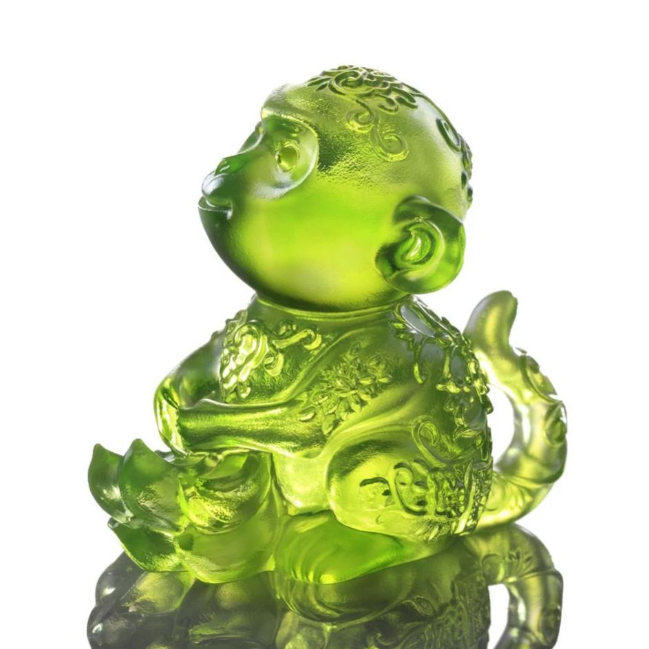 Crystal Monkey Figurine, Forever Happy 