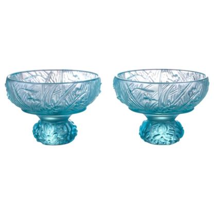 Crystal Sake Glass, Shot Glass (Set of 2), A Drink to Virtue, Virtuous Orchid