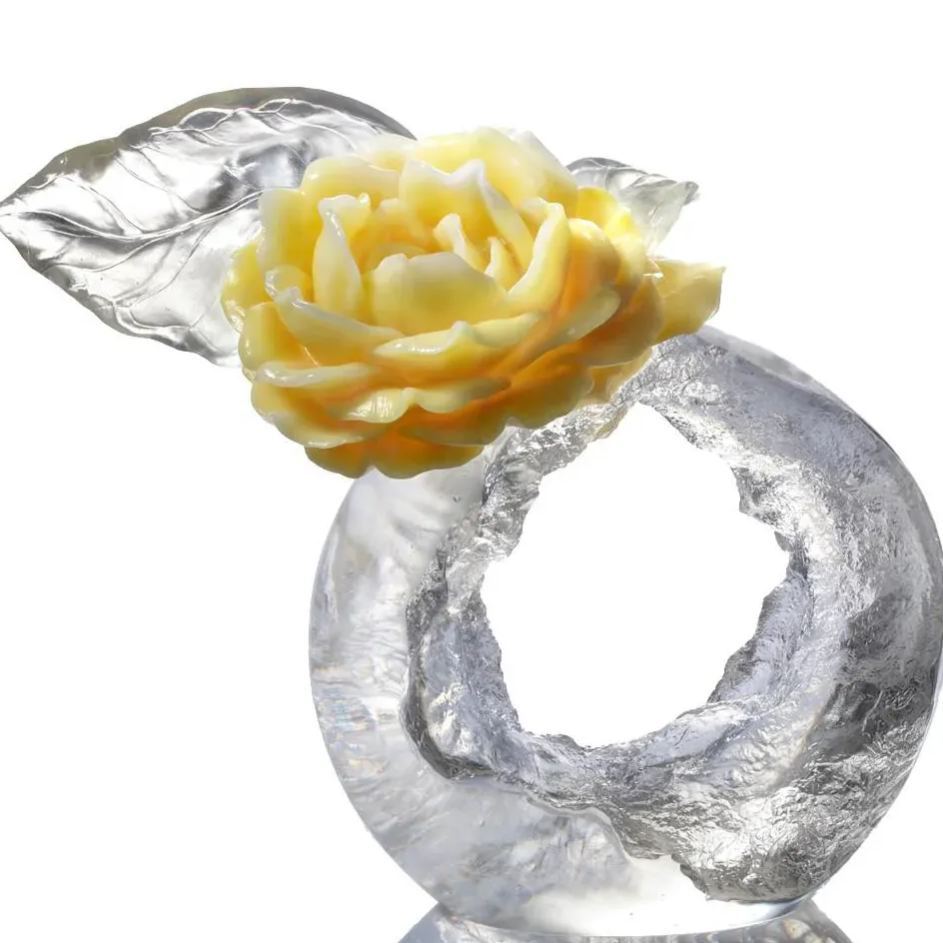 Crystal Flower, Camellia, Singular Elegance