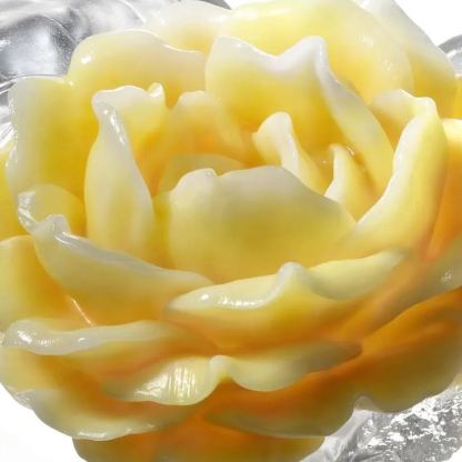 Crystal Flower, Camellia, Singular Elegance