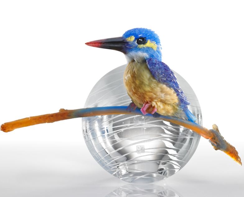 LIULI Crystal Kingfisher , To See, Is To Believe - Kingfisher 