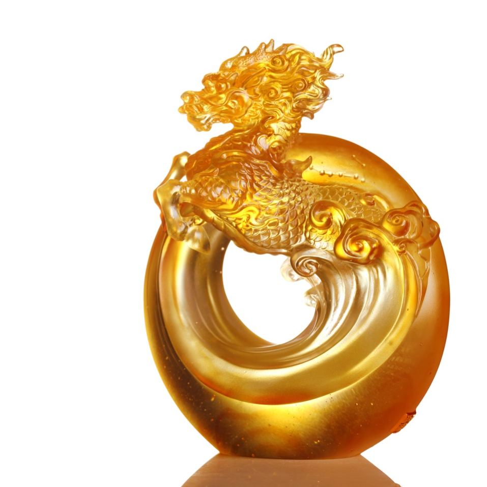 LIULI Crystal, Mythical Creature, Qilin - Beauty 