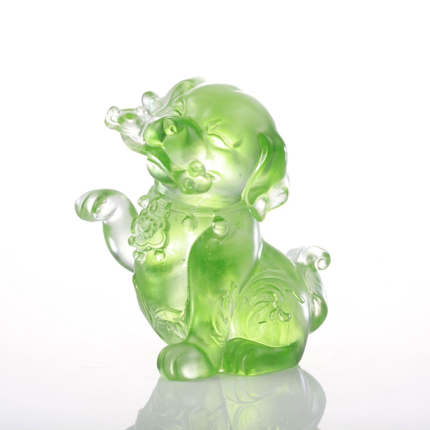 Crystal Dog, Ruyi’s Twelve Blessings-Prosperity Follows Woof Woof 