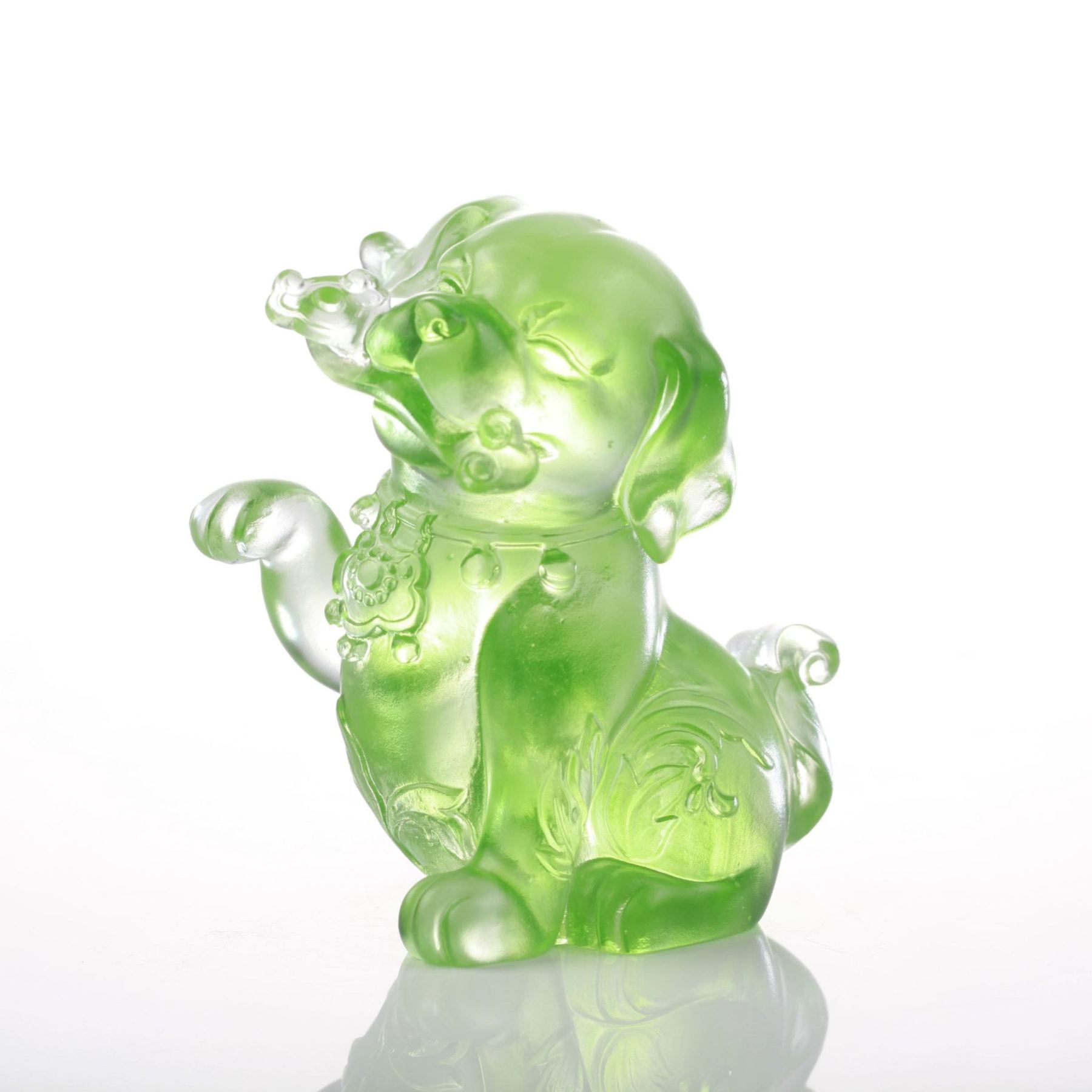 Crystal Dog, Ruyi’s Twelve Blessings-Prosperity Follows Woof Woof 