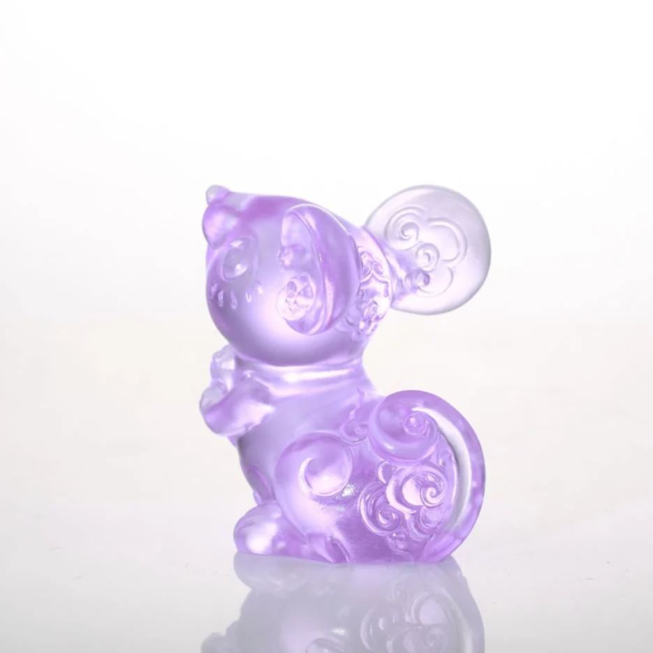 Crystal Mouse, Ruyi’s Twelve Blessings-Elfin Mouse Packs Treasures 