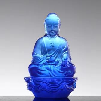 Crystal Medicine Buddha, The Guardians of Peace - Accompanied by Peace and Joy (Medicine Buddha) 