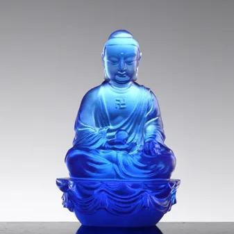 Crystal Medicine Buddha, The Guardians of Peace - Accompanied by Peace and Joy (Medicine Buddha) 