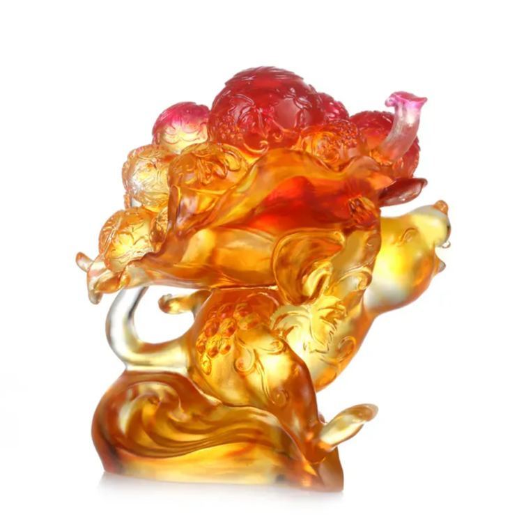 LIULI Crystal Animal, Mice, Mouse, Year of the Rat, An Auspicious Delivery 