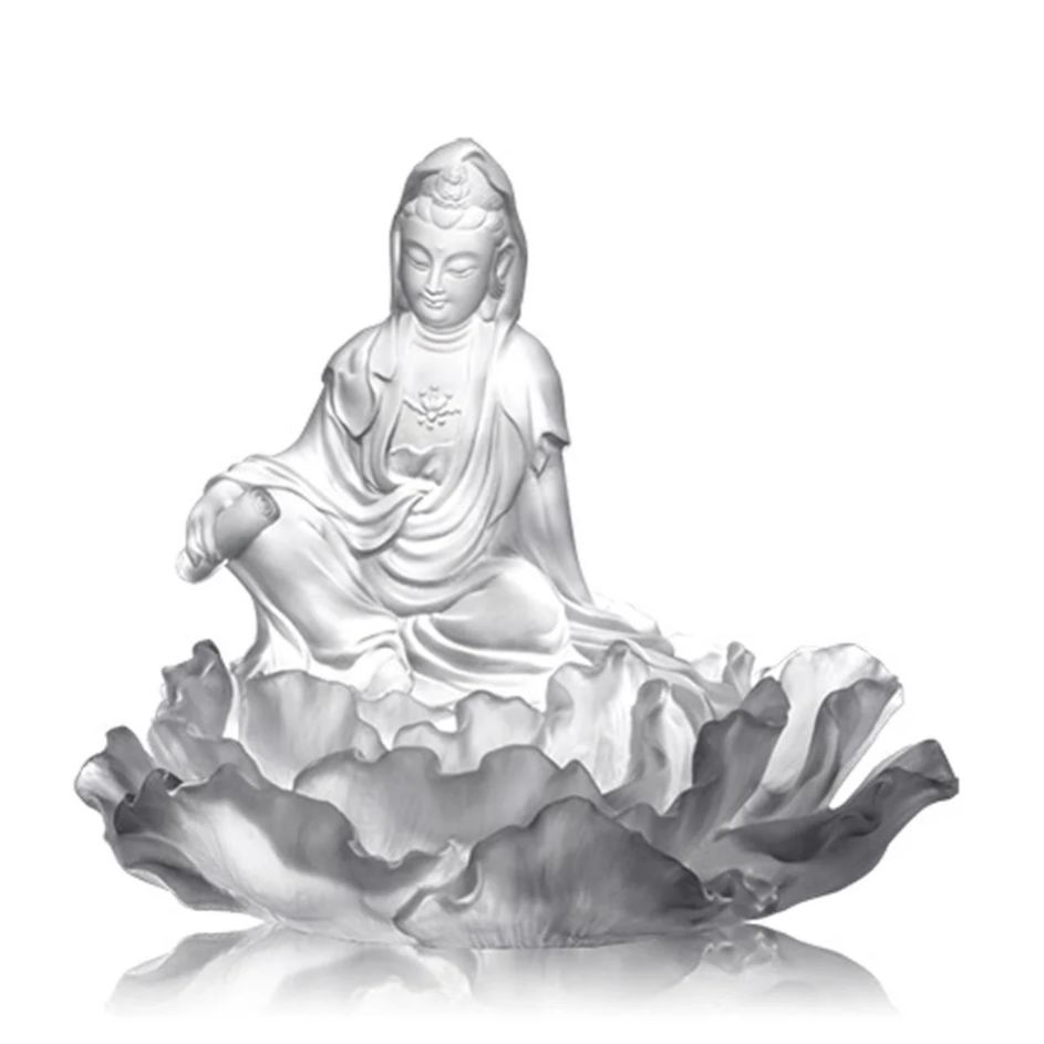 Crystal Buddha, Guanyin, A Smile For Serenity
