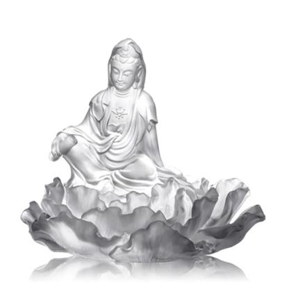 Crystal Buddha, Guanyin, A Smile For Serenity