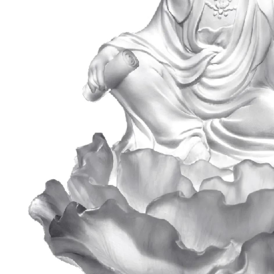 Crystal Buddha, Guanyin, A Smile For Serenity