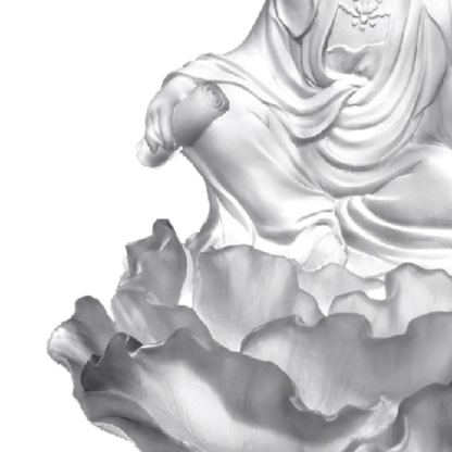 Crystal Buddha, Guanyin, A Smile For Serenity
