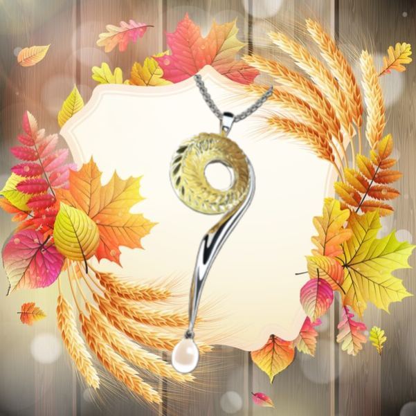 Crystal Necklace, Pendant, Grains, Love, Harvest