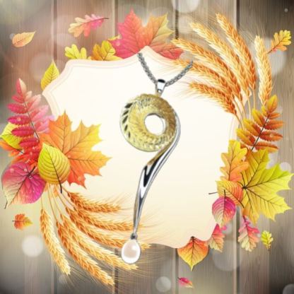 Crystal Necklace, Pendant, Grains, Love, Harvest