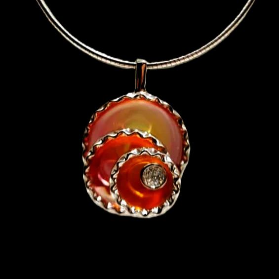 Crystal Necklace, Pendant, Fulfillment In Bloom