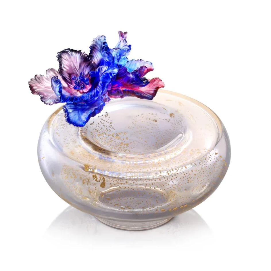 LIULI Crystal Flower, Tulip, One Moon For All Blooms