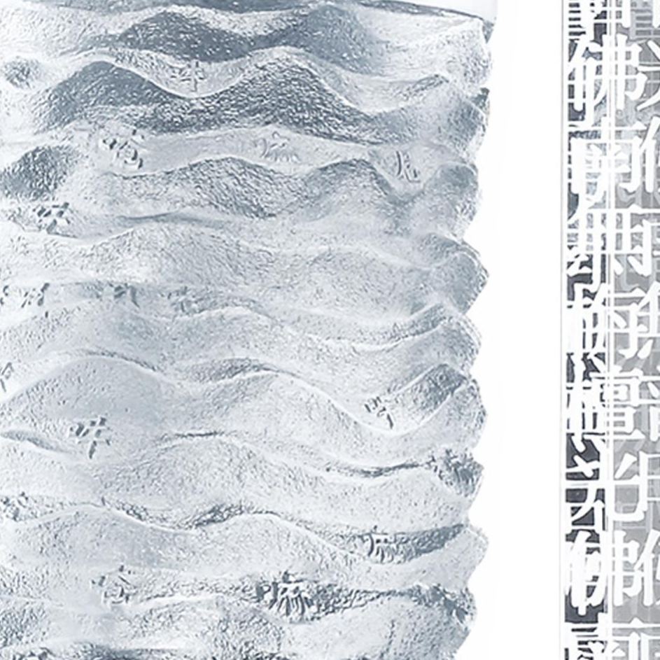 LIULI Crystal Prayer Wheel, The Six-Character Great Bright Mantra on LIULI Prayer Wheel, Recital of Peace