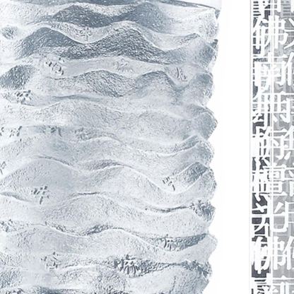 LIULI Crystal Prayer Wheel, The Six-Character Great Bright Mantra on LIULI Prayer Wheel, Recital of Peace