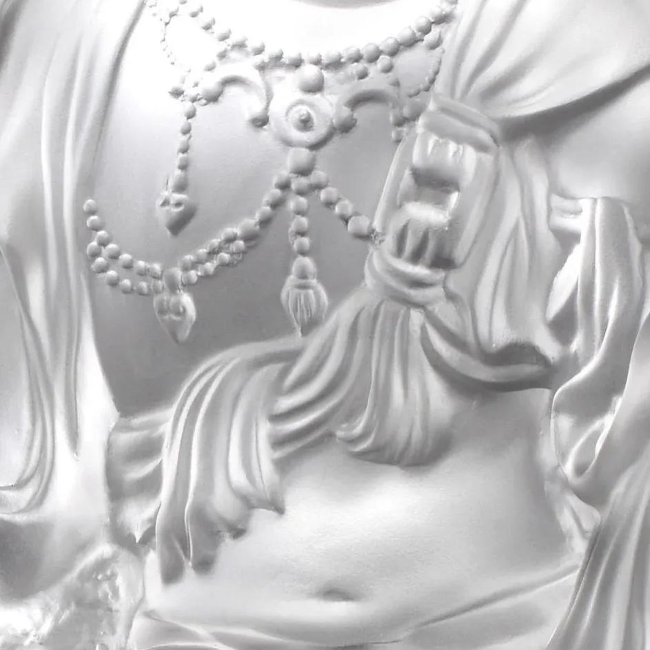 LIULI Crystal Guanyin, Light Exists Because of Love-Tranquil, at Peace