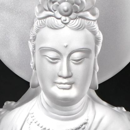 LIULI Crystal Guanyin, Light Exists Because of Love-Tranquil, at Peace