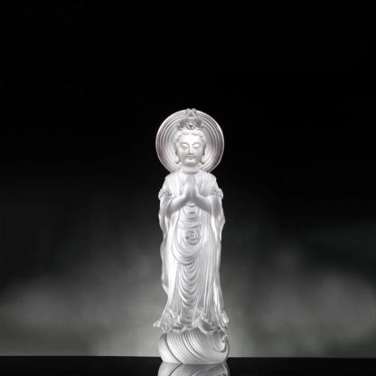 LIULI Crystal Guanyin, Light Exists Because of Love - Wish (Special Edition) 