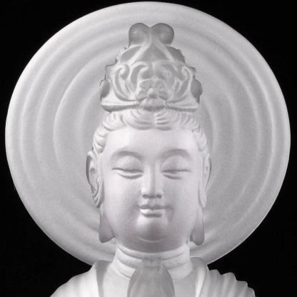 LIULI Crystal Guanyin, Light Exists Because of Love - Wish (Special Edition) 