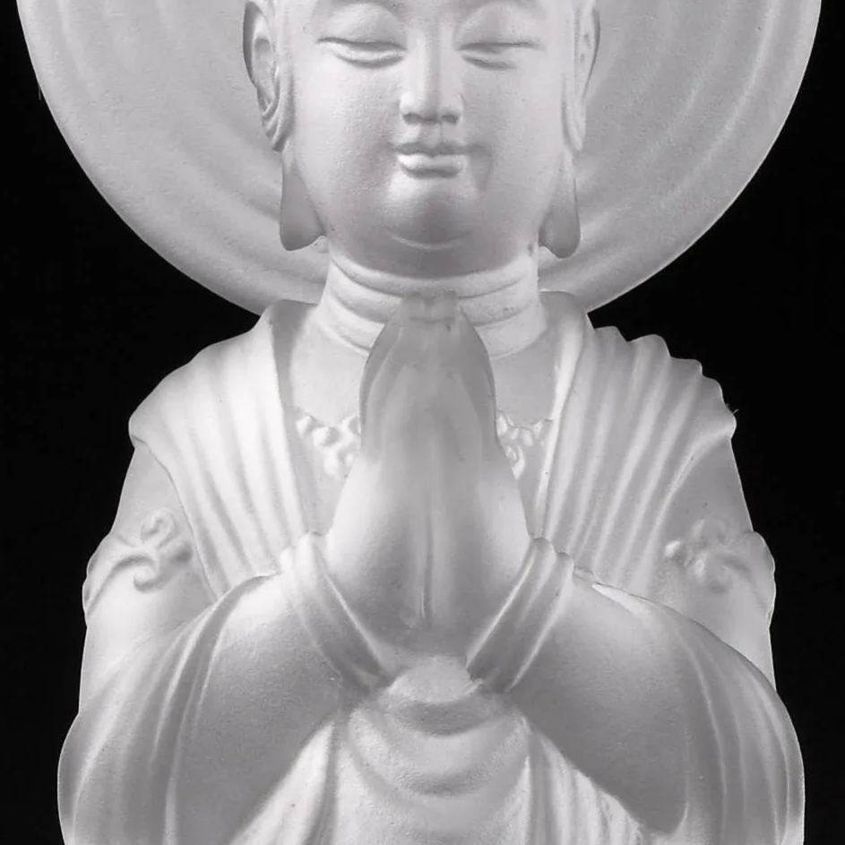 LIULI Crystal Guanyin, Light Exists Because of Love - Wish (Special Edition) 