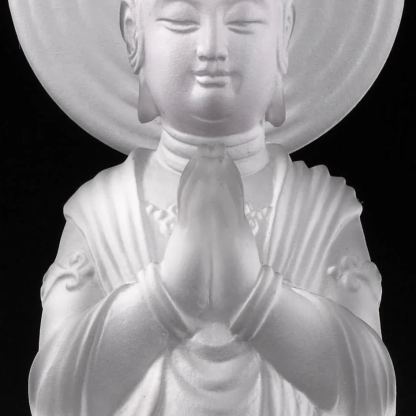 LIULI Crystal Guanyin, Light Exists Because of Love - Wish (Special Edition) 
