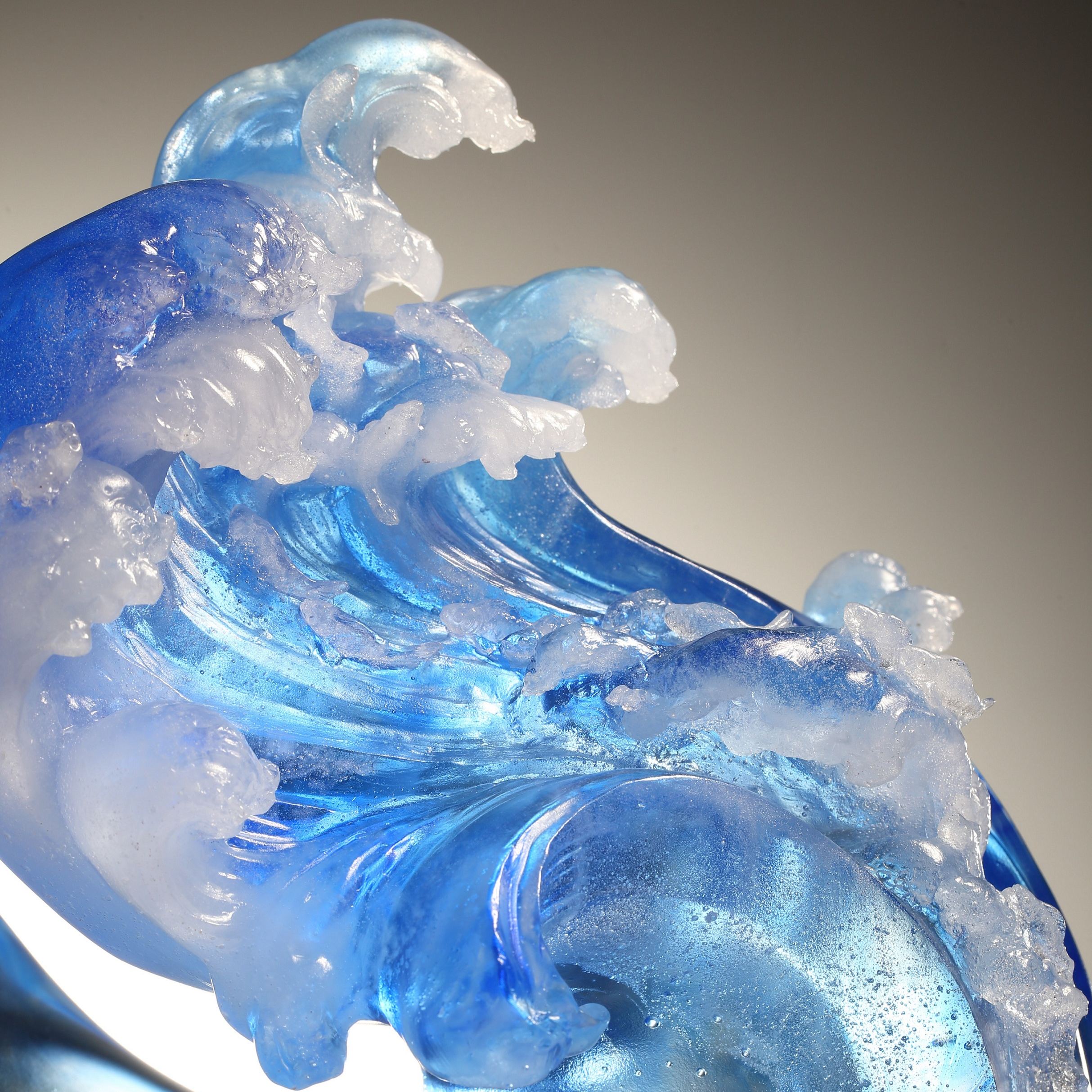 LIULI Crystal water waves, Burst Forth 