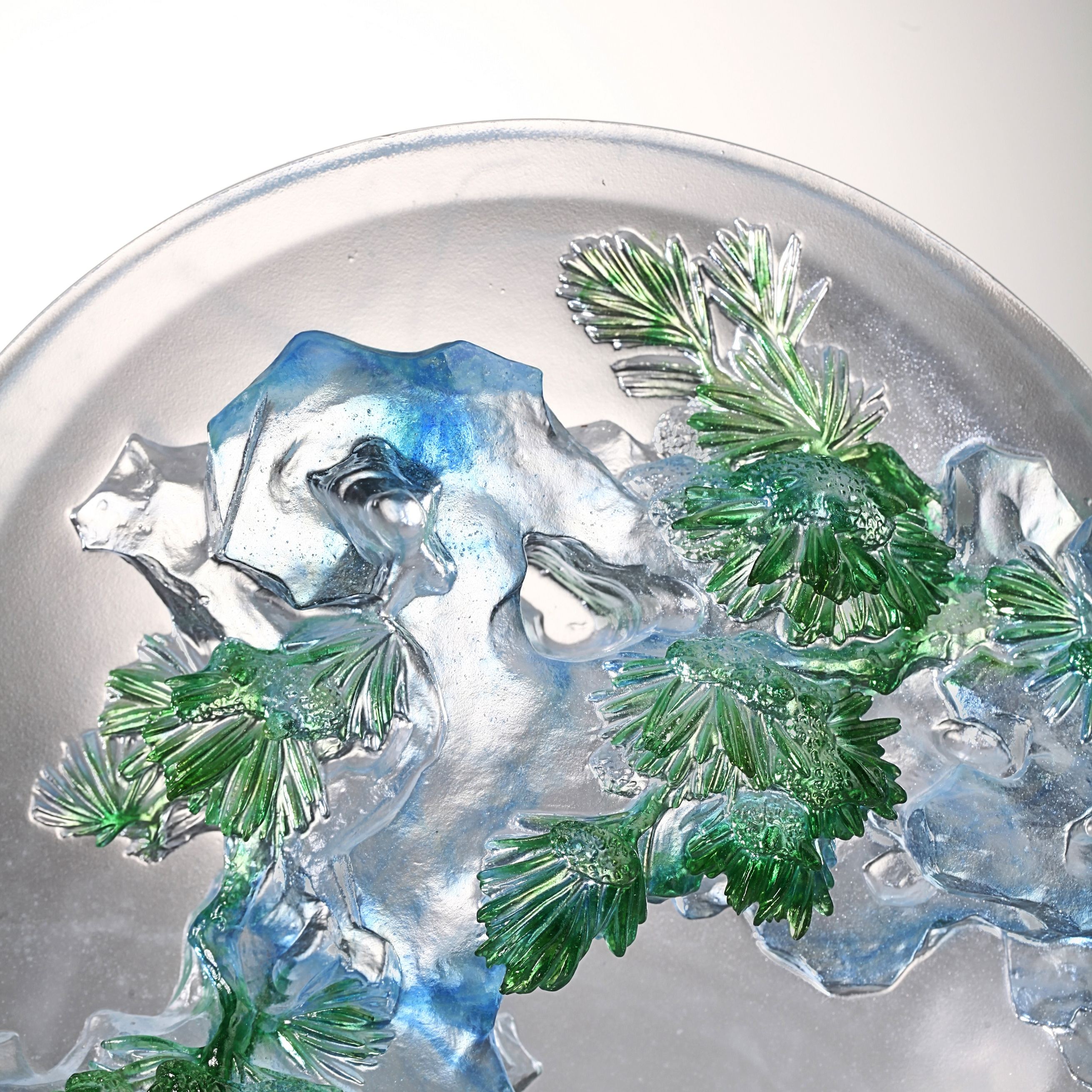 LIULI Crystal Pine and Stone, Evergreen, Ever New 