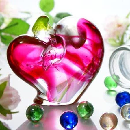 LIULI Crystal Bird, Love, Amorous Words 